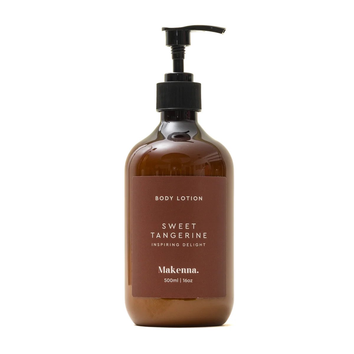 GLASS BODY LOTION (SWEET TANGERINE) - MAKENNA - Compralo en CorinneRegalos.com