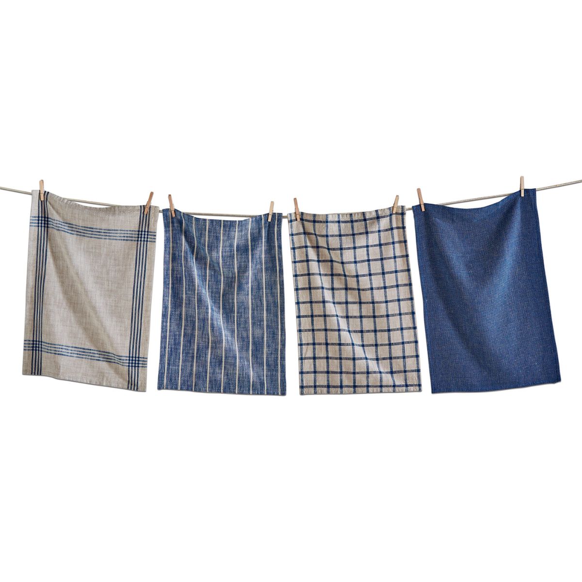 CANYON WOVEN DISHTOWEL S/4 MDNGHT BLUE - TAG - Compralo en CorinneRegalos.com