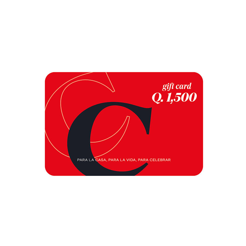 CERTIFICADO DE REGALO Q1500.00 VALIDO POR 6 MESES - CORINNE - Compralo en CorinneRegalos.com