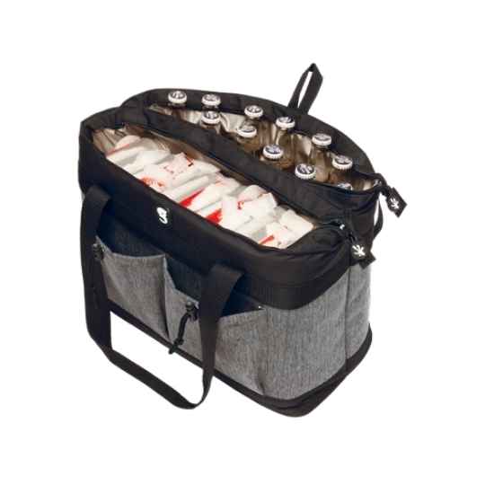 GECKOBRAND 2 COMPARTMENT TOTE COOLER EVERYDAY GREY - BLUECO - Compralo en CorinneRegalos.com