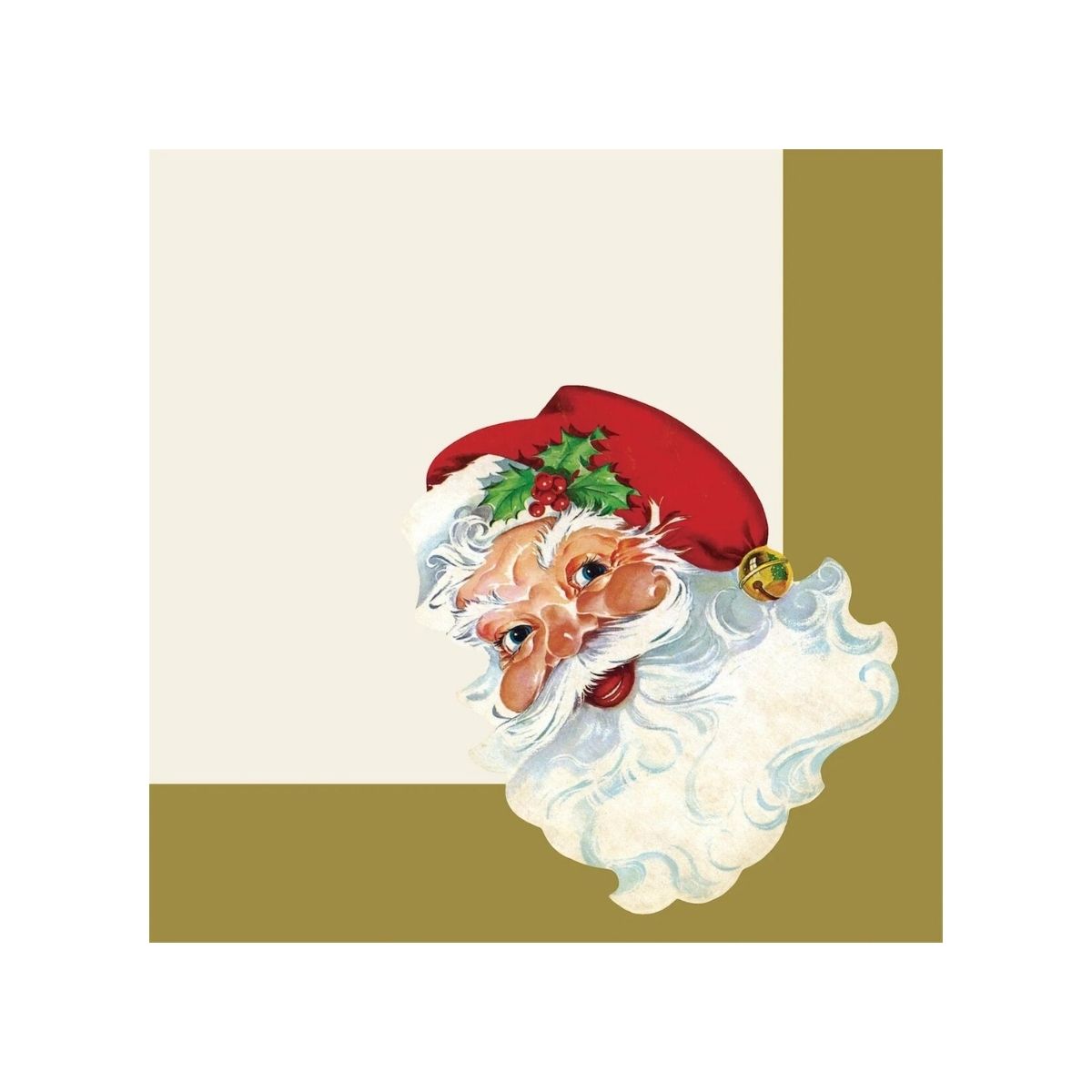 SANTA COCKTAIL NAPKIN - HESTER & COOK - Compralo en CorinneRegalos.com