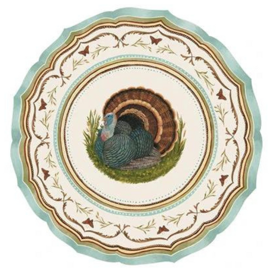 DIE CUT HERITAGE TURKEY CHINA - HESTER & COOK - Compralo en CorinneRegalos.com