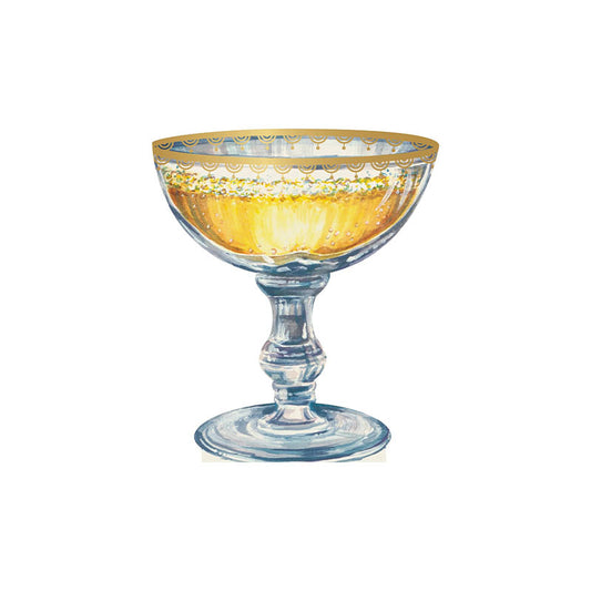 CHAMPAGNE COUPE PLACE CARD - PACK OF 12 - HESTER & COOK - Compralo en CorinneRegalos.com