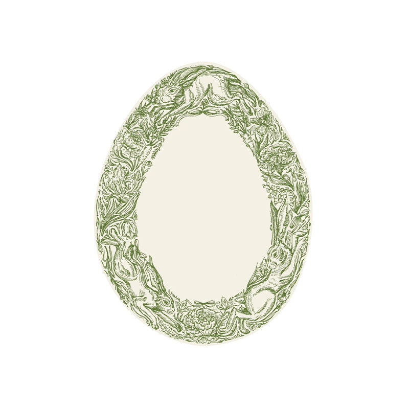 GREENHOUSE HARES TABLE CARD - SET OF 12 - HESTER & COOK - Compralo en CorinneRegalos.com