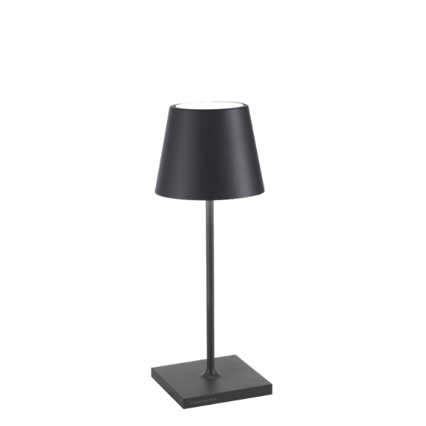 POLDINA PRO MINI TABLE LAMP DARK GREY - ZAFFERANO - Compralo en CorinneRegalos.com