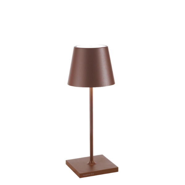 POLDINA PRO MINI TABLE LAMP RUST - ZAFFERANO - Compralo en CorinneRegalos.com