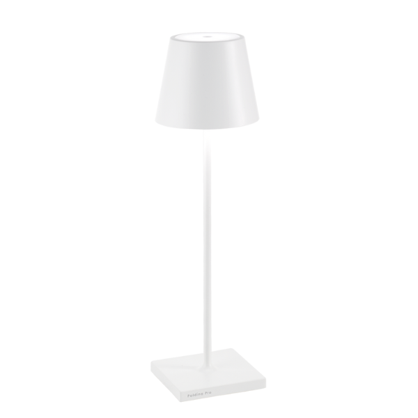 POLDINA PRO WHITE TABLE LAMP - ZAFFERANO - Compralo en CorinneRegalos.com