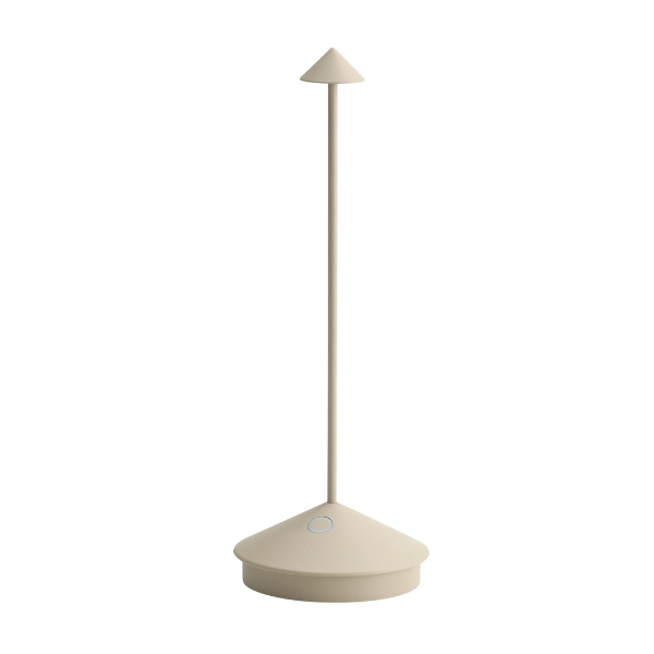 LÁMPARA PINA PRO COLOR ARENA DE MESA LED REGULABLE DE ENCENDIDO - ZAFFERANO - Compralo en CorinneRegalos.com