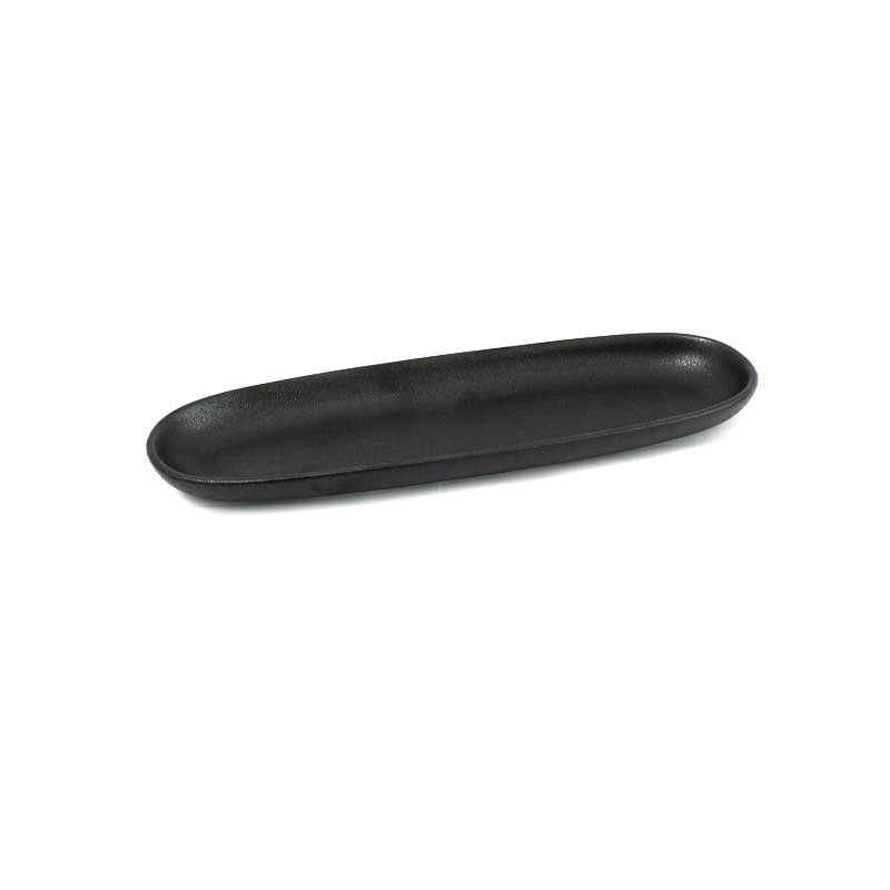 CAVIAR NEGRO PLATO RECTANGULAR DE 40X12.5CM COLOR NEGRO - MAXWELL & WILLIAMS - Compralo en CorinneRegalos.com