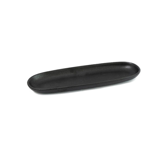 CAVIAR NEGRO PLATO RECTANGULAR DE 40X12.5CM COLOR NEGRO - MAXWELL & WILLIAMS - Compralo en CorinneRegalos.com