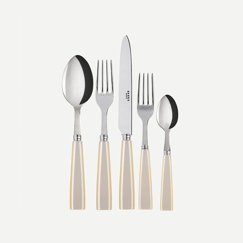 5 PCS PLACE SETTING ICONE PEARL (PE) - SABRE - Compralo en CorinneRegalos.com