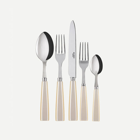 5 PCS PLACE SETTING ICONE PEARL (PE) - SABRE - Compralo en CorinneRegalos.com