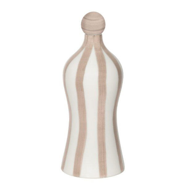 Lido Bottle Stripes Sand - ZAFFERANO - Compralo en CorinneRegalos.com