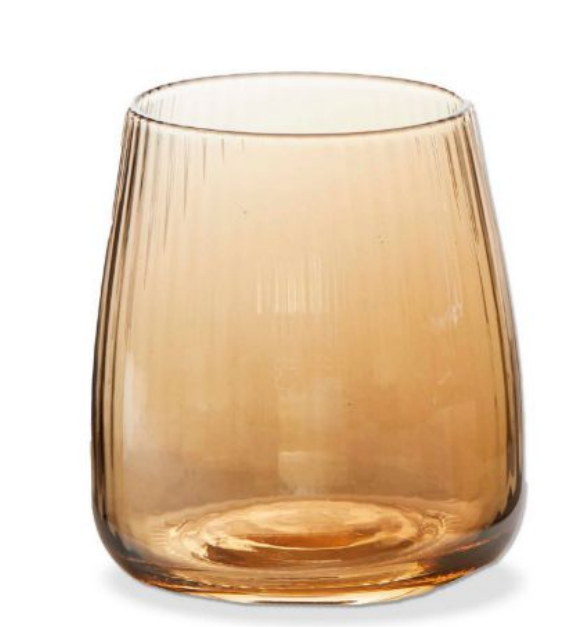CHELSEA OPTIC STMLS WINE GLASS AMBER